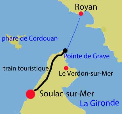 Soulac Le Verdon, train touristique